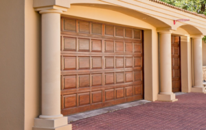 a swing up garage door